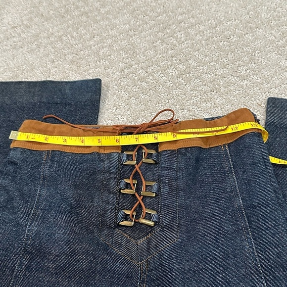 Custom Vintage & Rare Denim & Ultra Suede Jeans - Picture 7 of 10